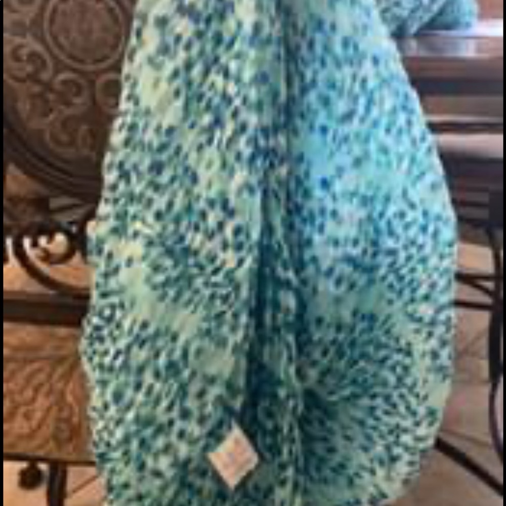 Blue scarves